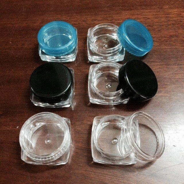 Hũ chiết kem, 3g, 5g, 10g, mỹ phẩm, dưỡng, hũ nhựa tròn, vuông, kim cương