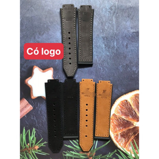 (Tặng tua vit thay dây) Dây đồng hồ H.U.Bhublot  nam nữ dây  size 38 dây H.U.B  Size 15-23-20 (DÂY CÓ LOGO ĐẦY ĐỦ)