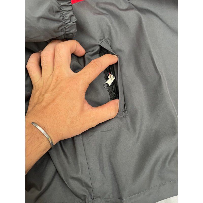 Áo khoác RacingLXhip dù nam nữ Đỏ thời trang cao cấp 2 lớp thoáng mát chất vải đẹp chuẩn hình tại Đ