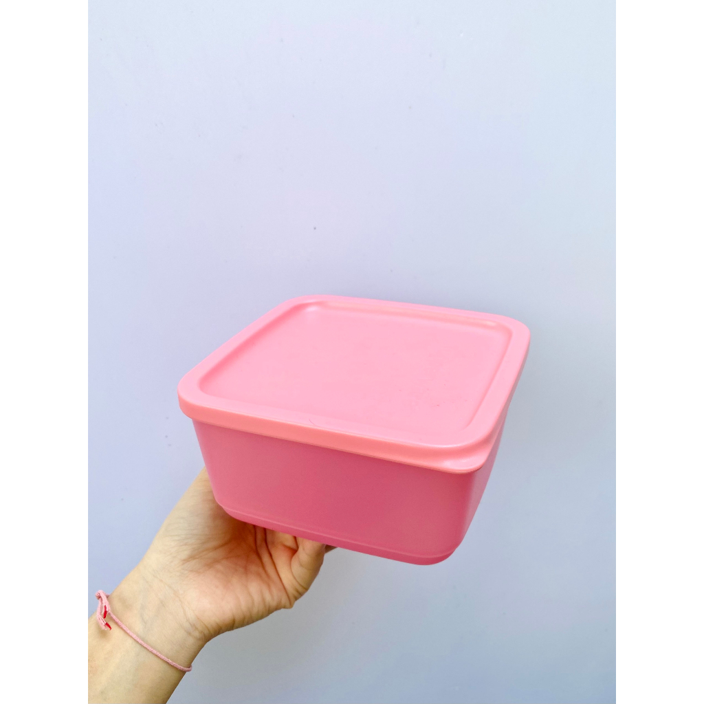 Bộ hộp sắc màu vuông thấp 650ml