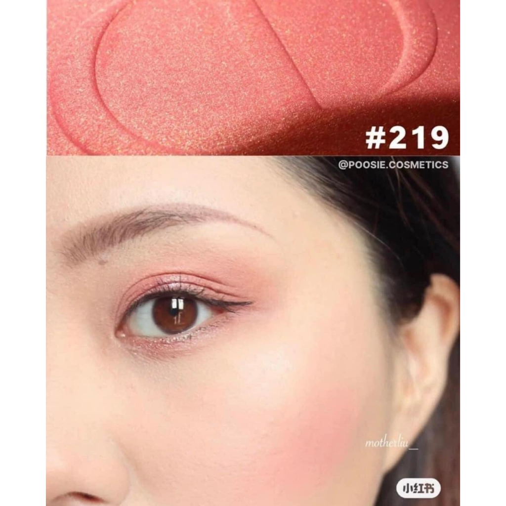 Phấn má hồng Dior Rouge Blush 219 Tone Hồng Cam Đào