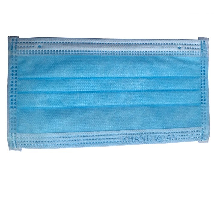 Khẩu trang y tế 4 lớp KHÁNH AN XANH VIP hộp 50 cái