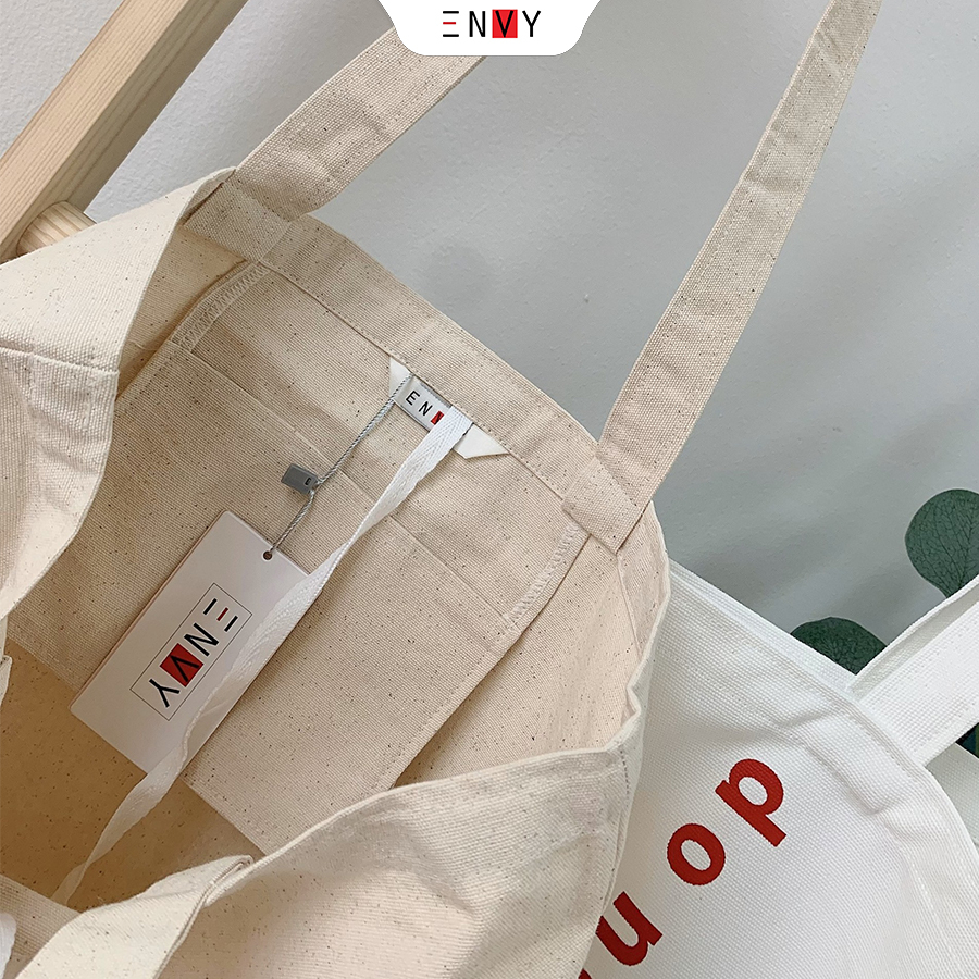 Túi tote thiết kế ENVY TX03 vải bố dày dặn