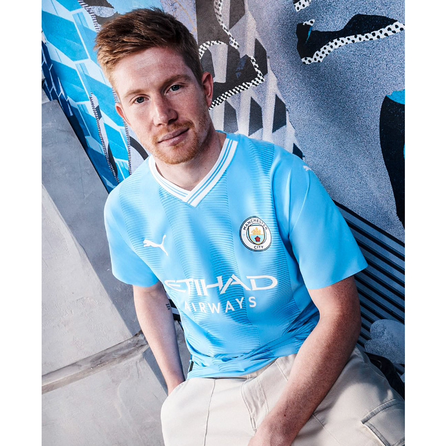 Quần Áo Bóng Đá, Đồ Đá Banh Man City Trắng Thun Mè 2023 Cao Cấp Không Nhăn Không Xù