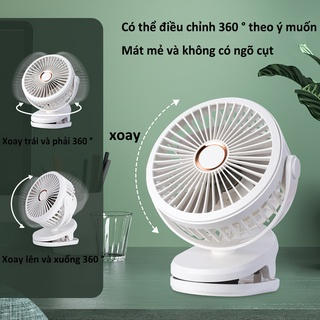 Quạt kẹp trên xe đẩy cho bé