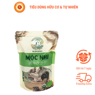 Mộc nhĩ khô hữu cơ Phú Gia 100g dùng làm nguyên liệu nấu ăn  - Wood Ear