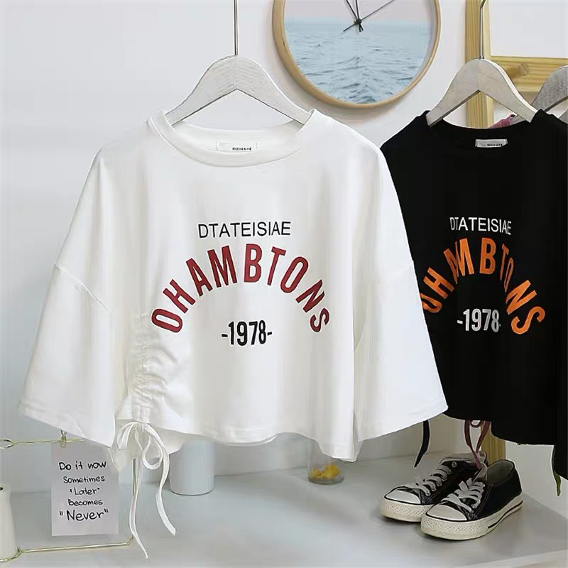 Set váy 2 dây và áo thun nữ , đầm mềm mại tiểu thư mix cùng áo cotton nữ có dây rút chỉnh dáng phong cách Hàn Quốc