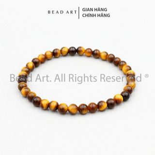 Vòng Tay Chatoyant Màu Vàng 4mm, Mệnh Thổ, Kim, Vòng Tay Phong Thuỷ, Chuỗi Hạt S30 - Bead Art
