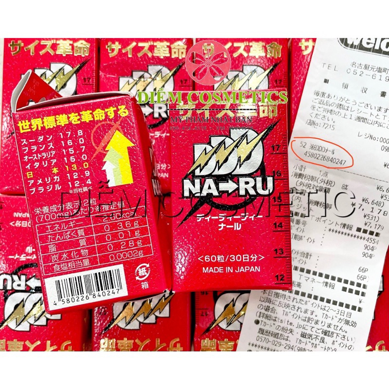 VIÊN UỐNG NARU GENKIDO giúp tăng size Nam Giới Nội Địa Nhật