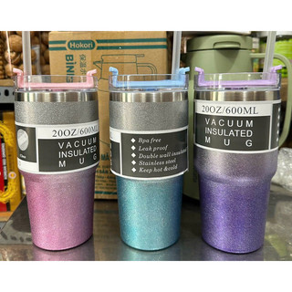 Ly giữ nhiệt Tyeso 600ml ly giữ nhiệt inox 304, ống hút.