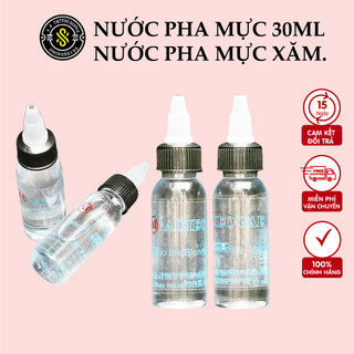 Nước Pha Mực Xăm 30ml 💝 Nước pha mực tattoo thẩm mỹ 1oz