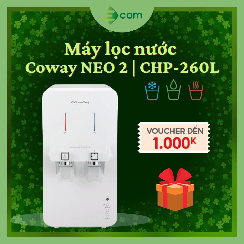 Máy lọc nước tích hợp nóng lạnh để bàn Coway CHP-260L Hàn Quốc