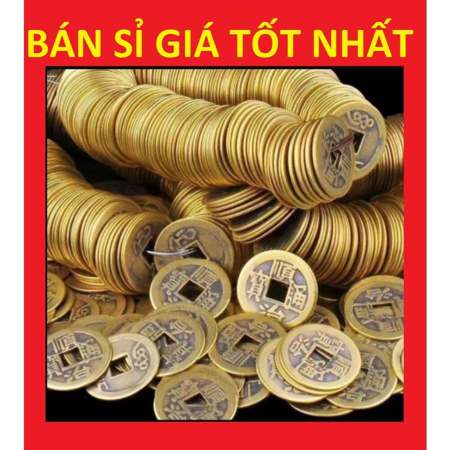 Đồng Xu Ngũ Đế phong thủy may mắn chiêu tài
