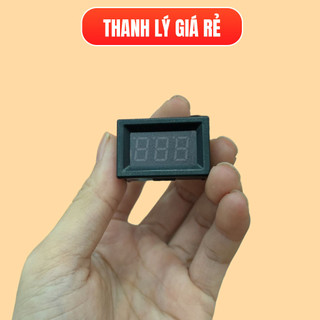 Đồng hồ đo điện áp 3 dây xanh lá 100vdc