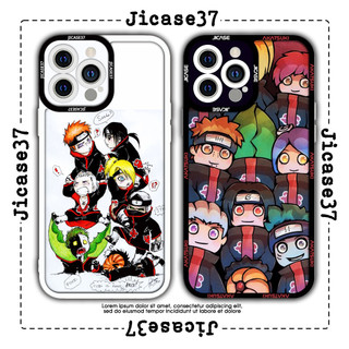 Ốp lưng iphone cạnh vuông Jicase Akatsuki Naruto Anime 6plus/6s/6splus/7/7plus/8/8plus/x/xs/11/12/pro/max/plus/promax