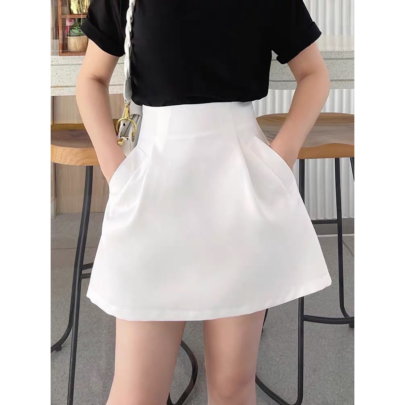 Chân Váy Tafta Dáng Xoè Có Lớp Lót Bo Chun BIGSIZE_Tcstore98