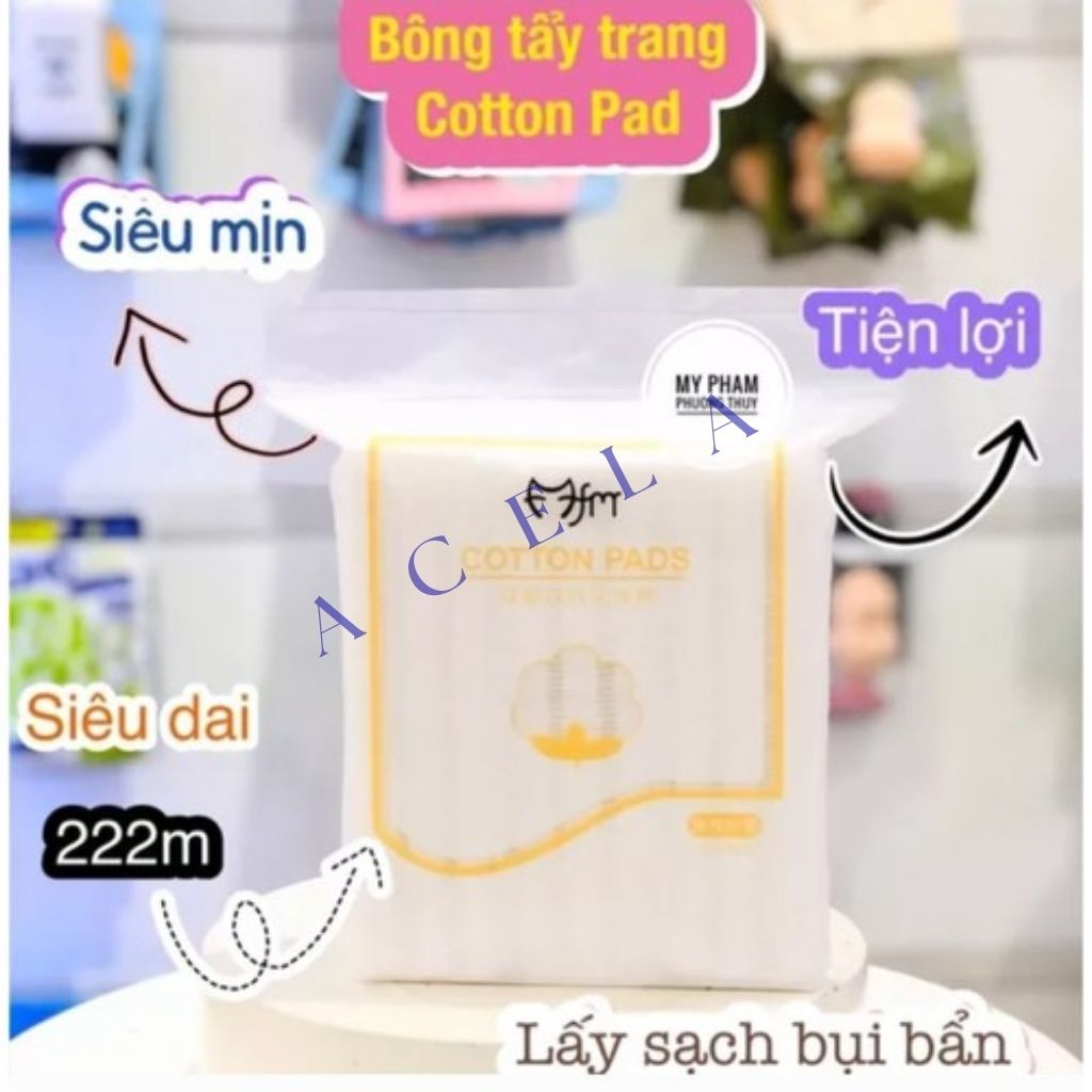 Bông tẩy trang 3 lớp LATUBO FM Cotton Pads 222 miếng