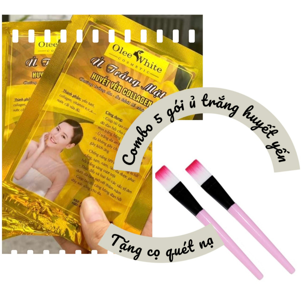 Ủ trắng mặt huyết yến