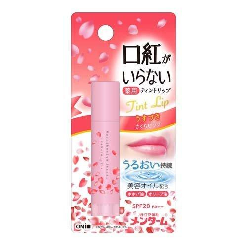 Son Dưỡng Môi Chống Nắng Có Màu Omi (Rose / Sakura) Mẫu Mới Hàng Nhật Chính Hãng Không Chì Không Thâm Môi