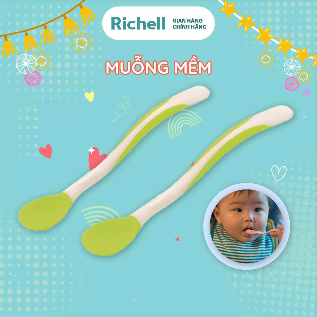 Muỗng mềm ăn dặm cho bé Richell Nhật Bản | Baby