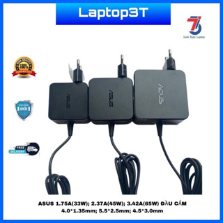 Sạc Laptop ASUS Vuông 19V1.75A(33w);19V2.37A(45w);19V3.42A (65w) chân 4.0*1.35mm;5.5*2.5mm;4.5*3.0mm