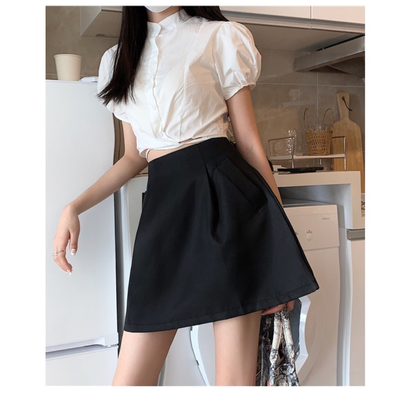 Chân Váy Tafta Dáng Xoè Có Lớp Lót Bo Chun BIGSIZE_Tcstore98