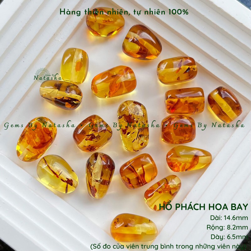 Vòng Tay Amber Hổ Phách Hoa Bay Tự Nhiên Thiên Nhiên Mix Chỉ Ngũ Sắc