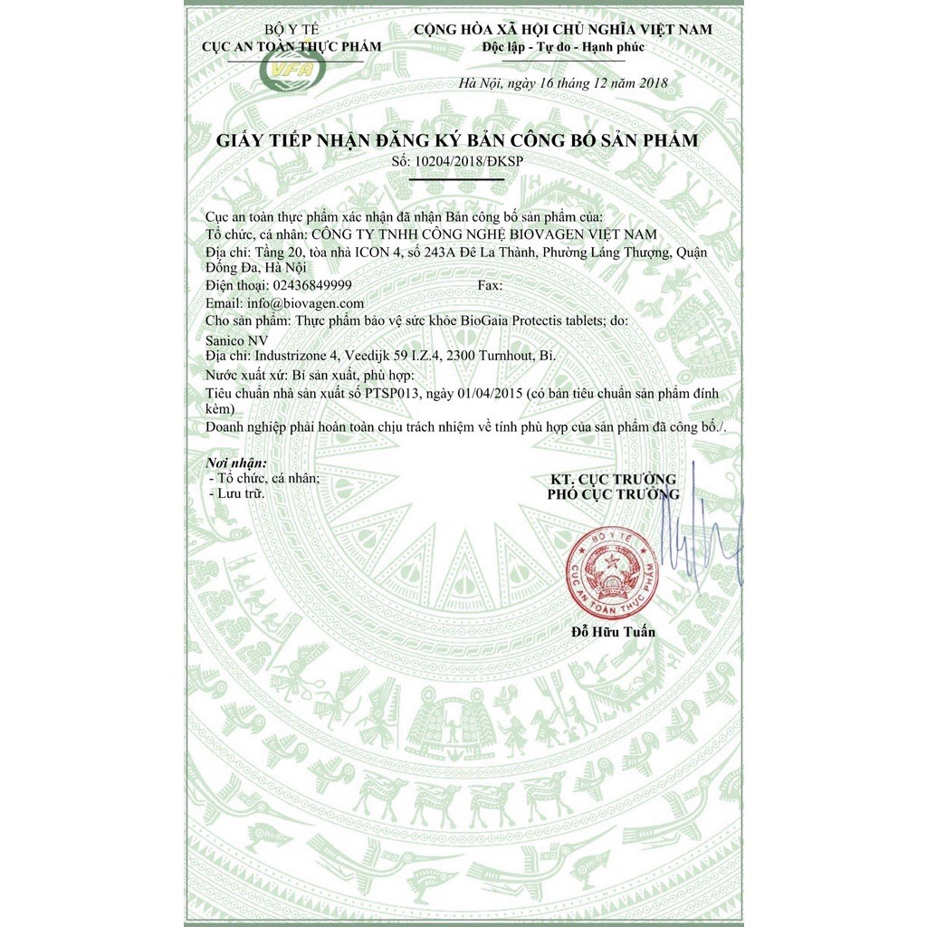 Men vi sinh BioGaia ProTectis Drops