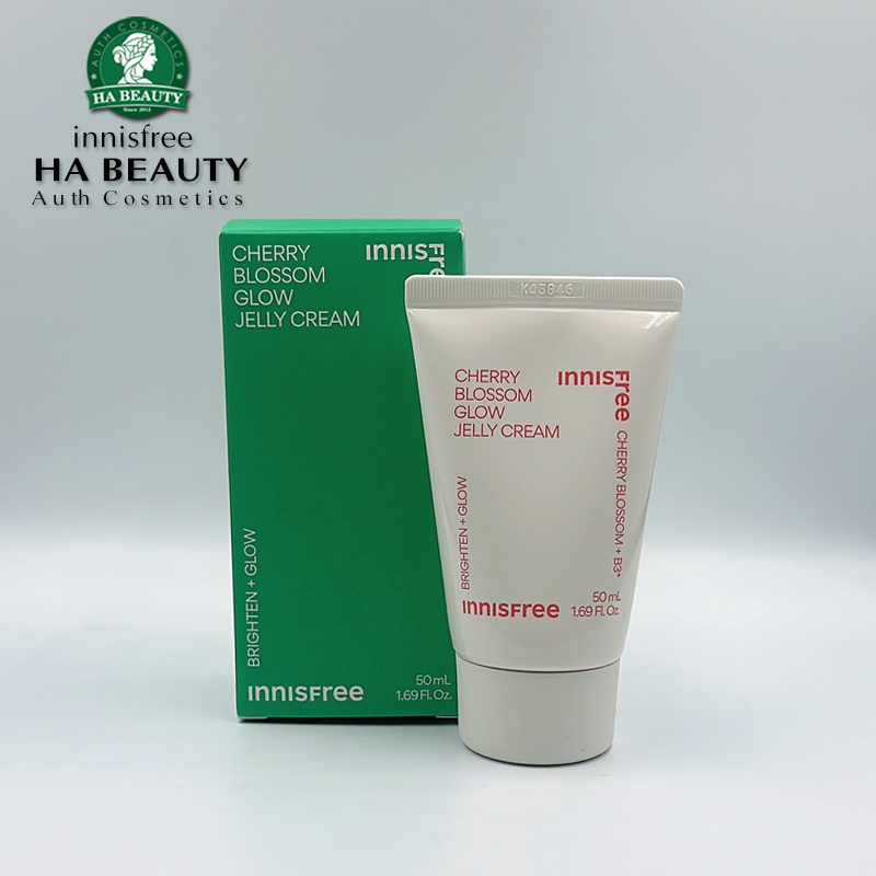 Kem dưỡng ẩm sáng căng mọng da hoa anh đào dạng gel innisfree Jeju Cherry Blossom Jelly Cream 50ml