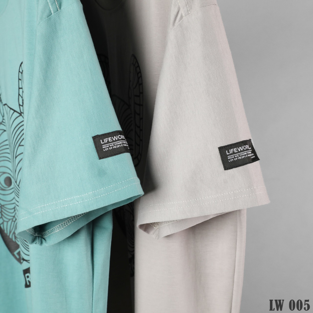 Áo thun thời trang unisex form oversize, chất thun cotton 2 chiều dày dặn LW005