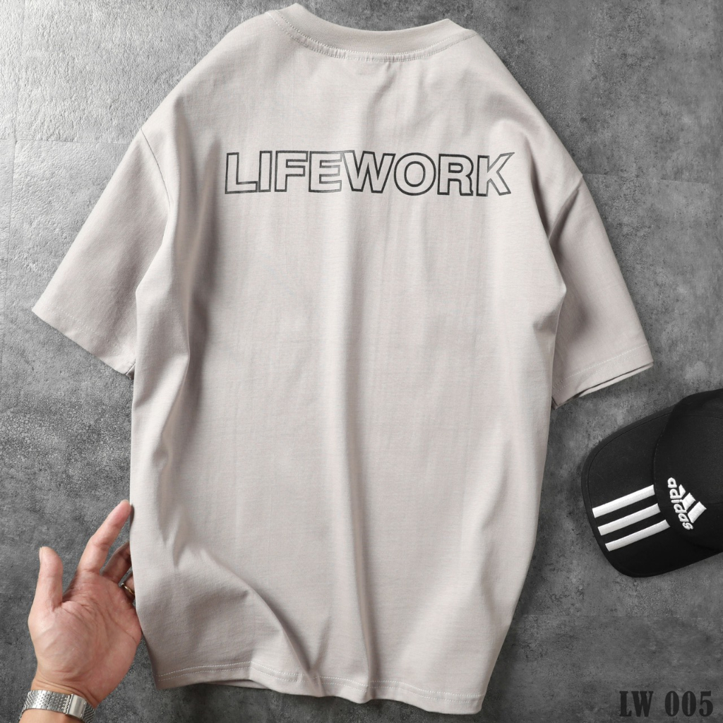 Áo thun thời trang unisex form oversize, chất thun cotton 2 chiều dày dặn LW005