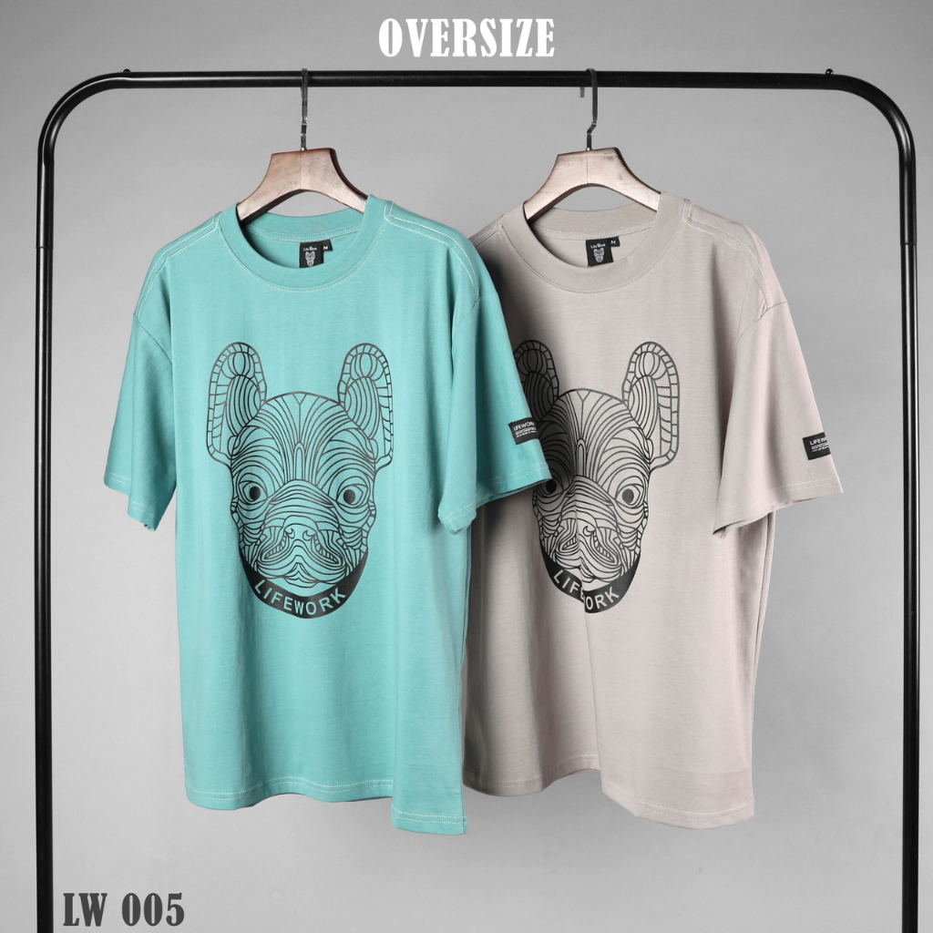 Áo thun thời trang unisex form oversize, chất thun cotton 2 chiều dày dặn LW005