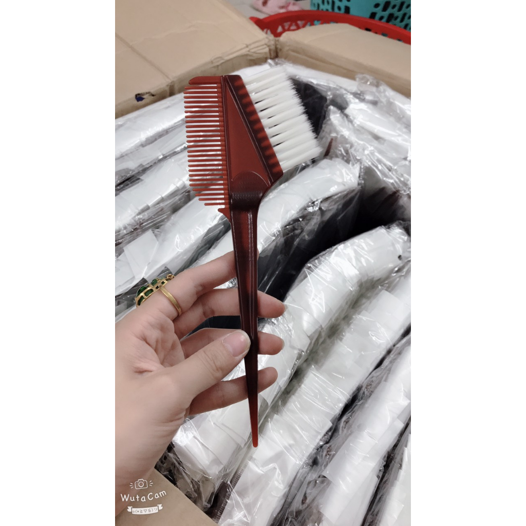 1 lược chải thuốc cọ nhuộm 2 đầu