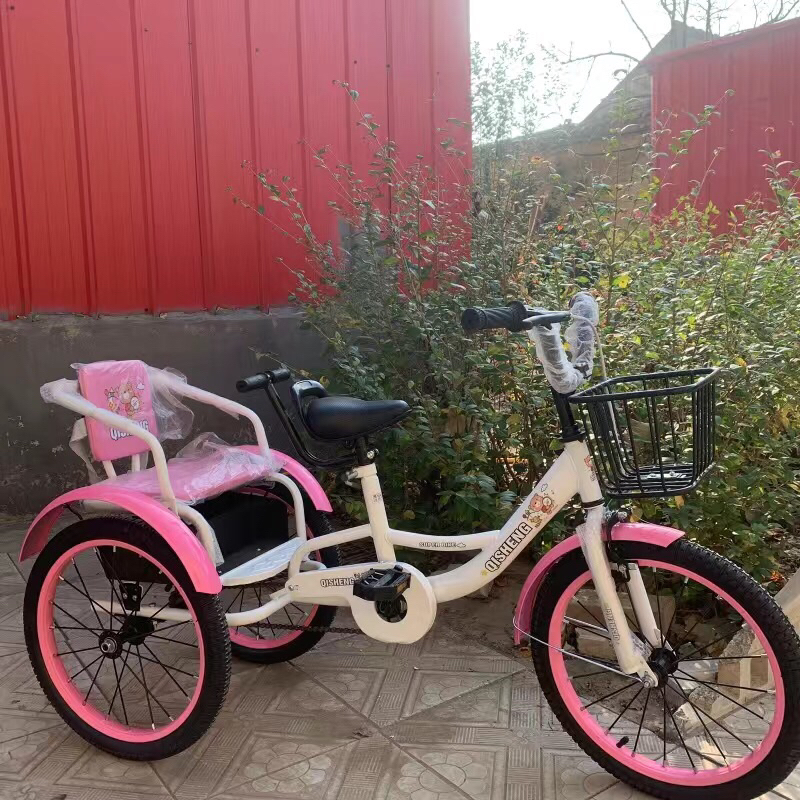 Xe đạp xích lô 2 ghế cho bé- oder