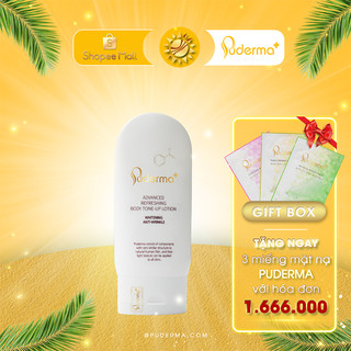 Sữa dưỡng thể Puderma trắng da body dưỡng ẩm cao cấp Hàn Quốc 120ml