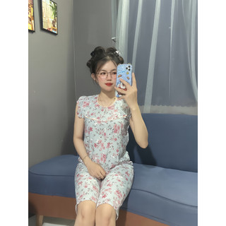 Đồ bộ lụa kate mặc nhà dành cho nữ Đồ bộ mặc nhà