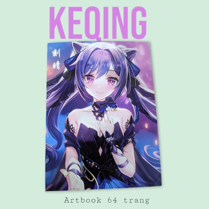 Artbook Genshin Impact. Tạp chí Genshin Impact. Artbook Nahida, Shenhe,Xiao, Keqing, Ayaka, Ganyu,Hutao, Yaemiko