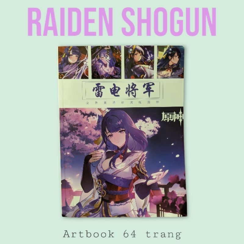 Artbook Genshin Impact. Tạp chí Genshin Impact. Artbook Nahida, Shenhe,Xiao, Keqing, Ayaka, Ganyu,Hutao, Yaemiko