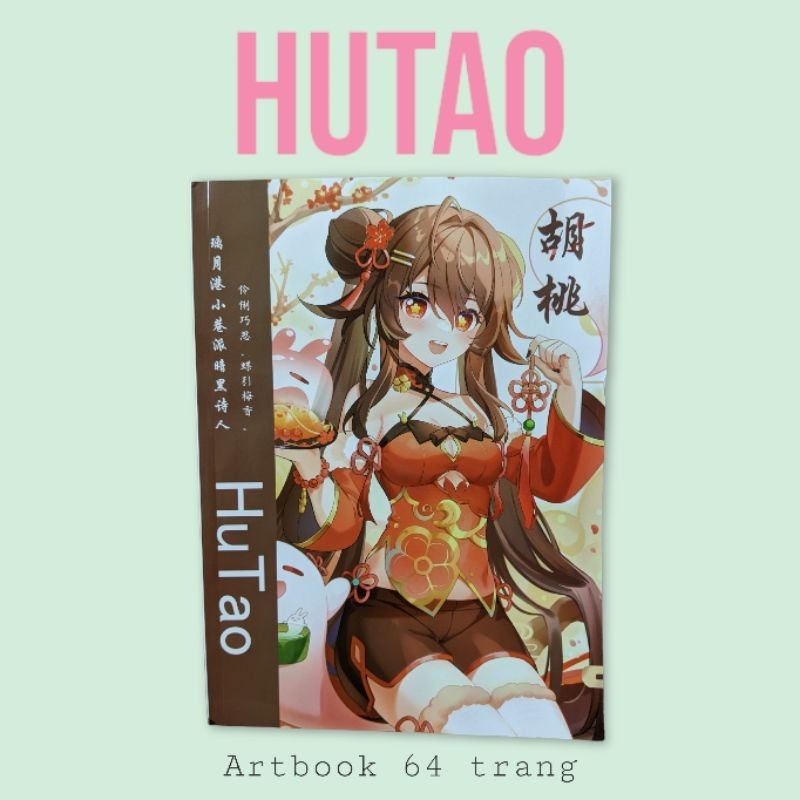 Artbook Genshin Impact. Tạp chí Genshin Impact. Artbook Nahida, Shenhe,Xiao, Keqing, Ayaka, Ganyu,Hutao, Yaemiko