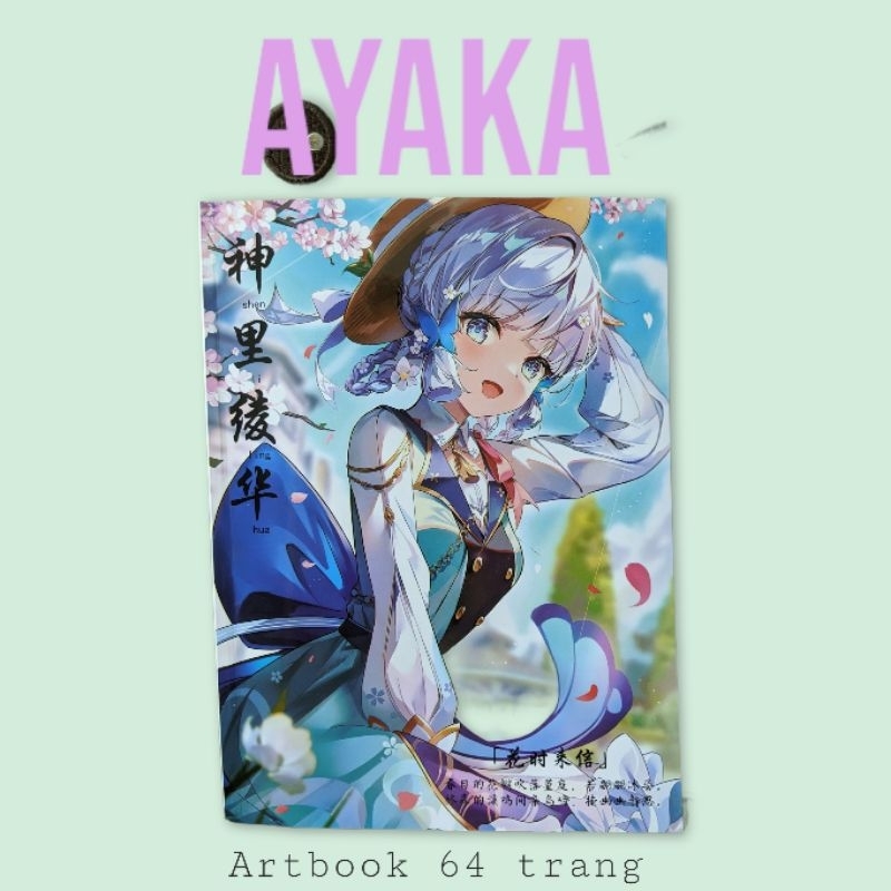 Artbook Genshin Impact. Tạp chí Genshin Impact. Artbook Nahida, Shenhe,Xiao, Keqing, Ayaka, Ganyu,Hutao, Yaemiko