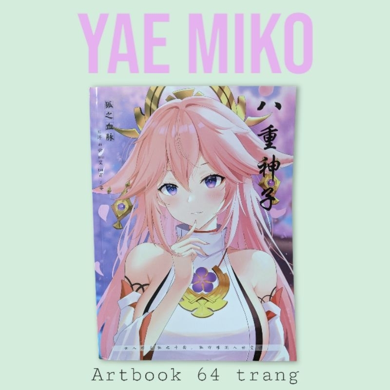 Artbook Genshin Impact. Tạp chí Genshin Impact. Artbook Nahida, Shenhe,Xiao, Keqing, Ayaka, Ganyu,Hutao, Yaemiko