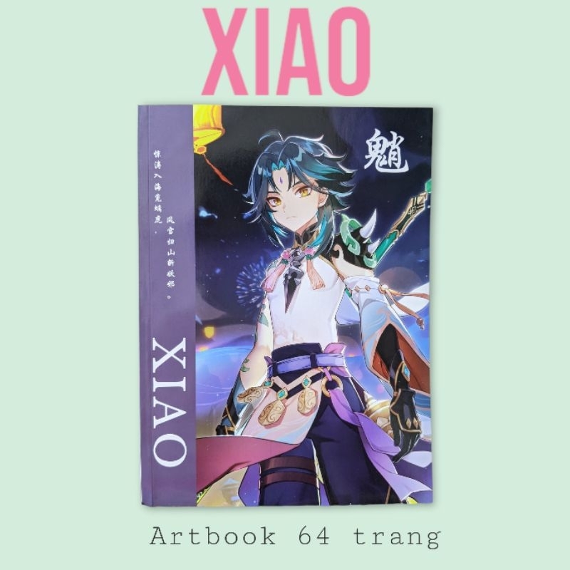 Artbook Genshin Impact. Tạp chí Genshin Impact. Artbook Nahida, Shenhe,Xiao, Keqing, Ayaka, Ganyu,Hutao, Yaemiko