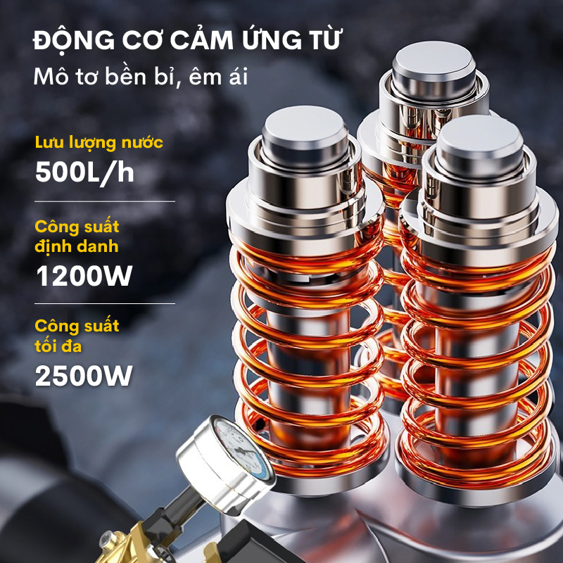 Máy rửa xe phun áp lực cao Fujihaia PW96 nhập khẩu chính hãng