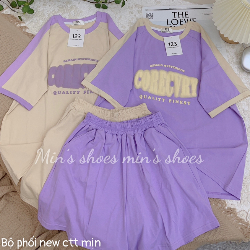 Min's Shoes - Set Đồ Nữ Chất Cotton Mịn Bộ 614