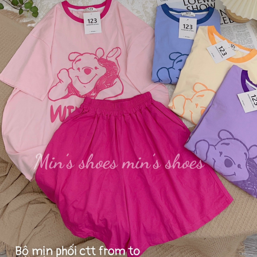 Min's Shoes - Set Đồ Nữ Chất Cotton Mịn Bộ 615