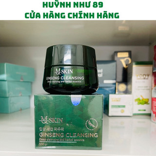 Kem bột rửa mặt nhân sâm mqskin hộp 100g