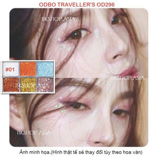 Phấn Mắt Đính Hạt Lấp Lánh Odbo Traveller's