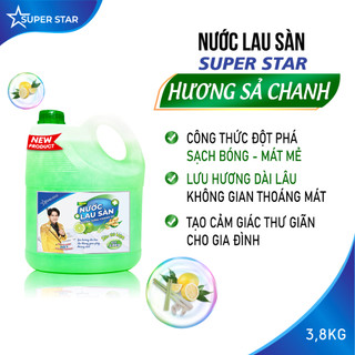 Nước Lau Sàn SUPER STAR - 3,8kg