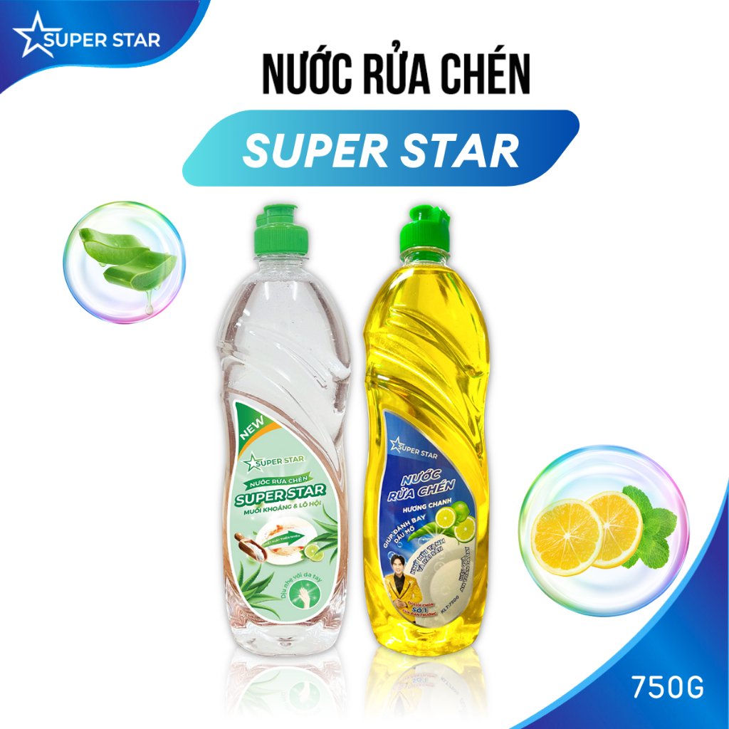 Nước Rửa Chén SUPER STAR - (750g)