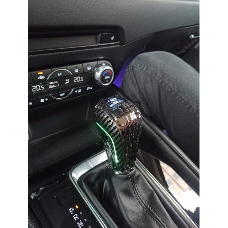 Tay lắm cần số pha lê có đèn cho mazda 2,3,6,cx5,cx8-cx3,cx30